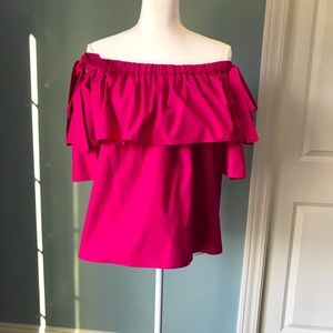 Ann Taylor Petite off should Blouse NWOT